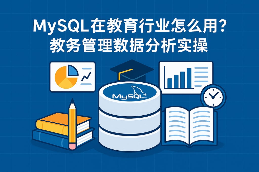mysql在教育行业怎么用？教务管理数据分析实操