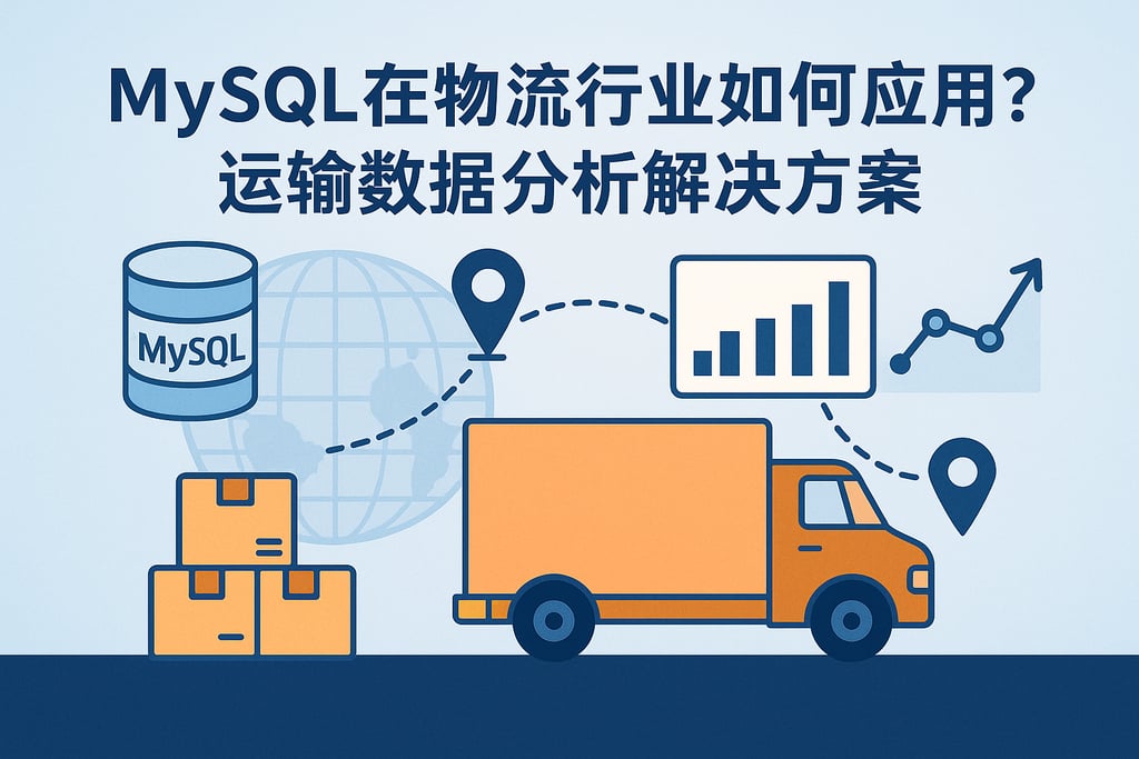 mysql在物流行业如何应用？运输数据分析解决方案