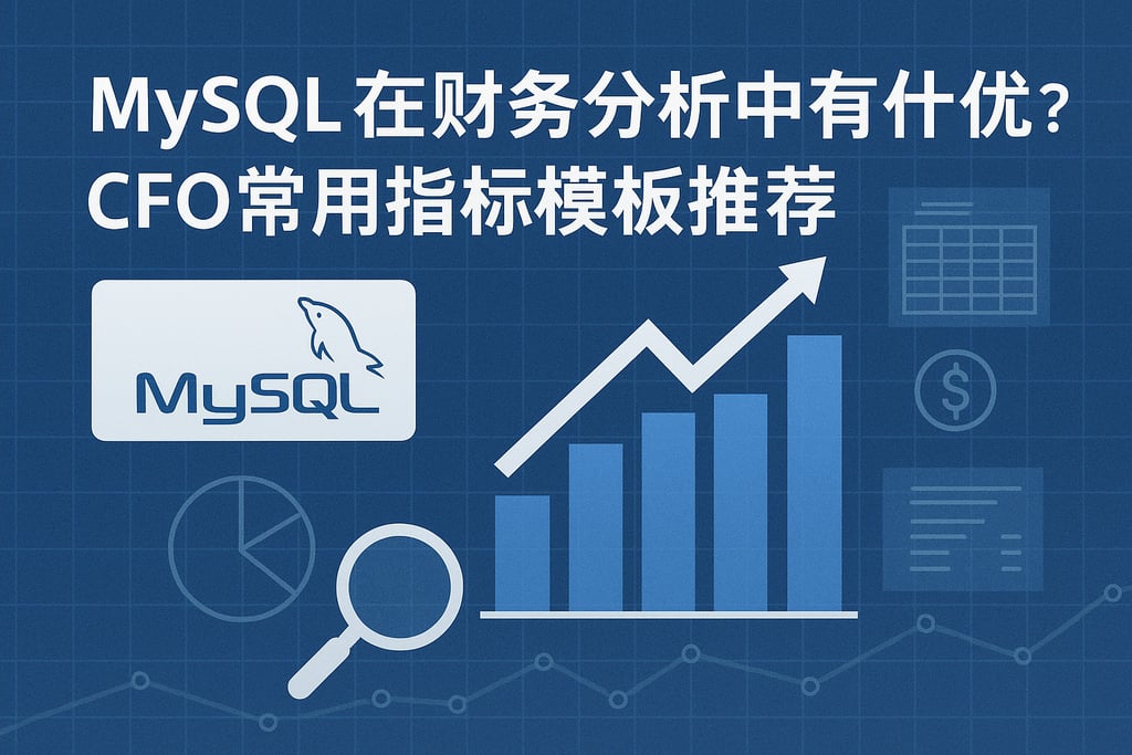 mysql在财务分析中有什么优势？CFO常用指标模板推荐