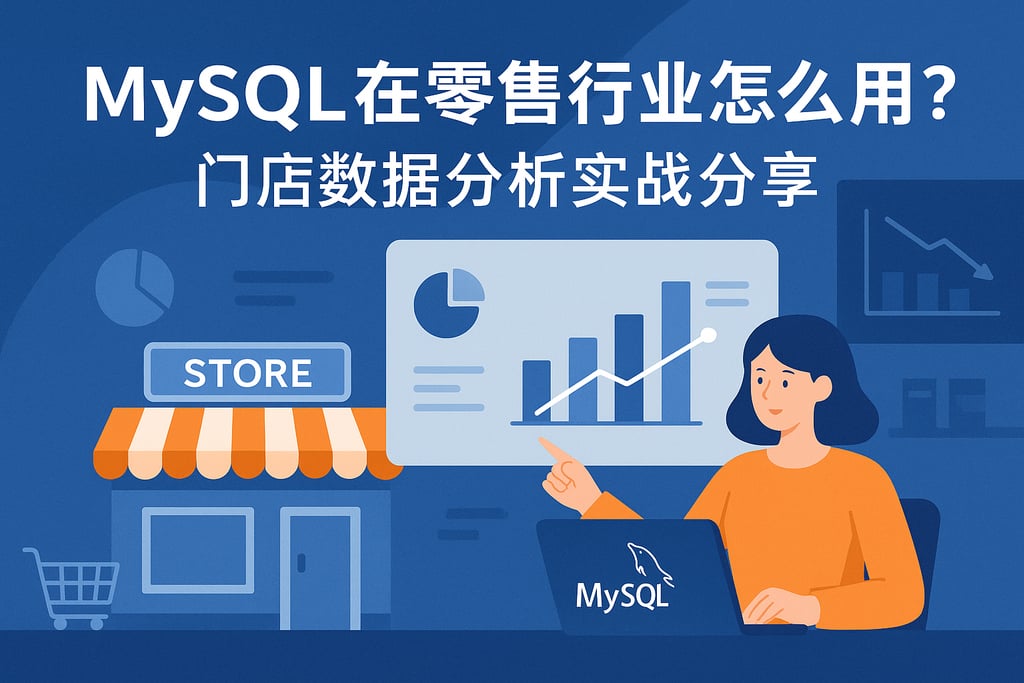 mysql在零售行业怎么用？门店数据分析实战分享