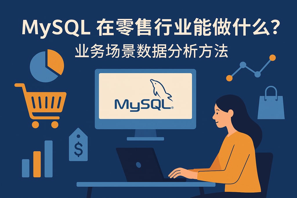 mysql在零售行业能做什么？业务场景数据分析方法