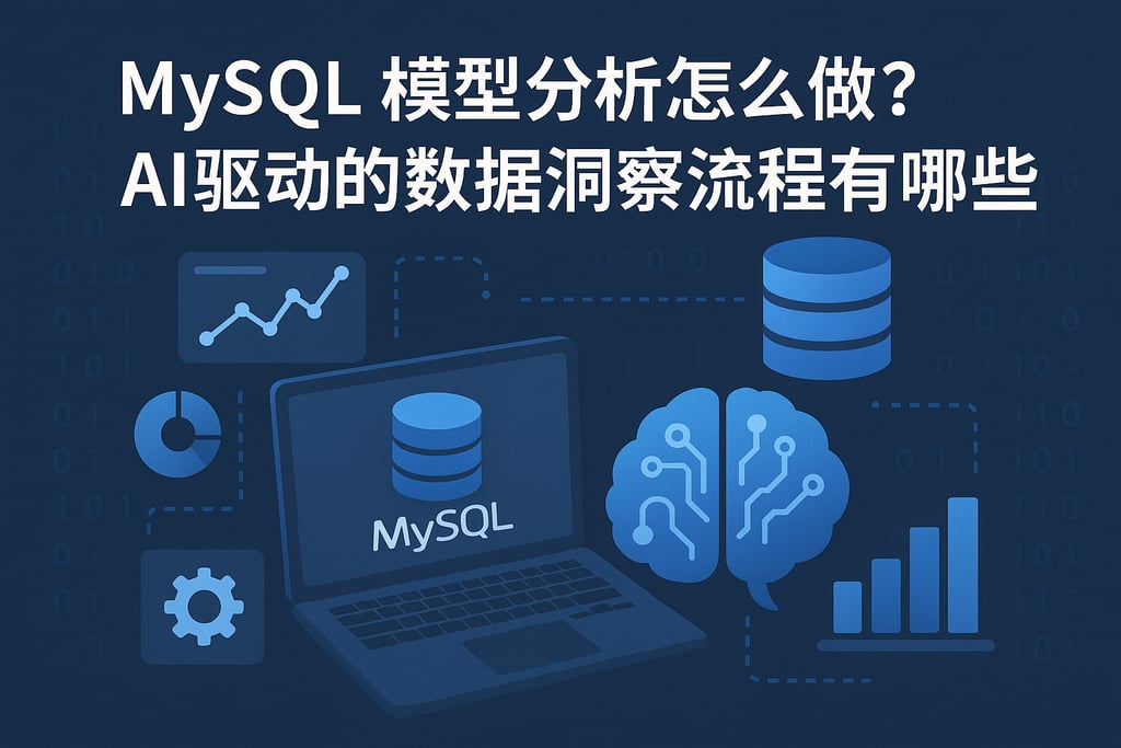 mysql大模型分析怎么做？AI驱动的数据洞察流程有哪些？