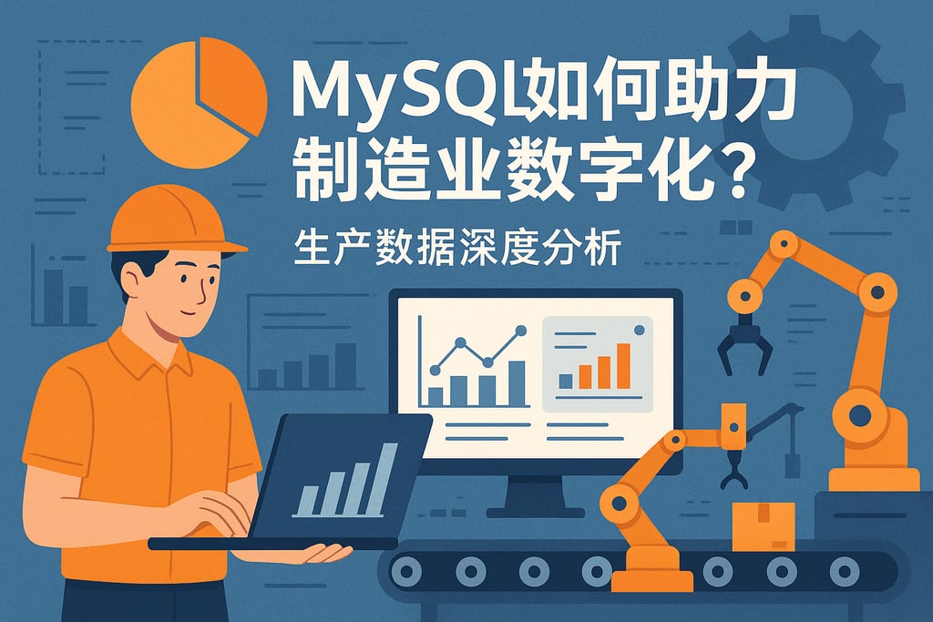 mysql如何助力制造业数字化？生产数据深度分析