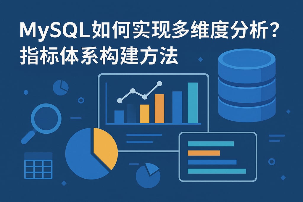 mysql如何实现多维度分析？指标体系构建方法