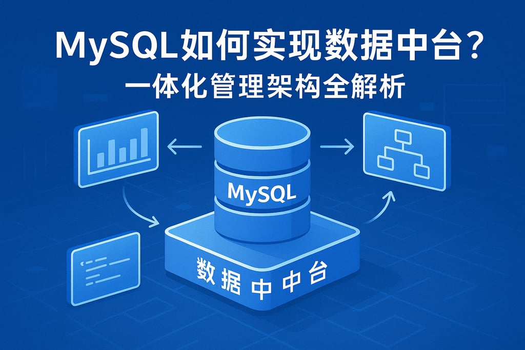 mysql如何实现数据中台？一体化管理架构全解析
