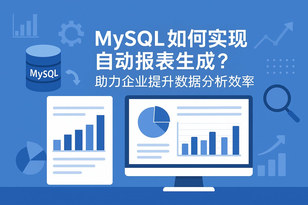 mysql如何实现自动报表生成？助力企业提升数据分析效率