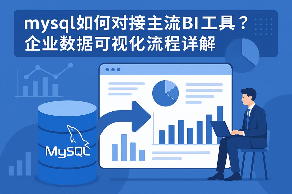 mysql如何对接主流BI工具？企业数据可视化流程详解