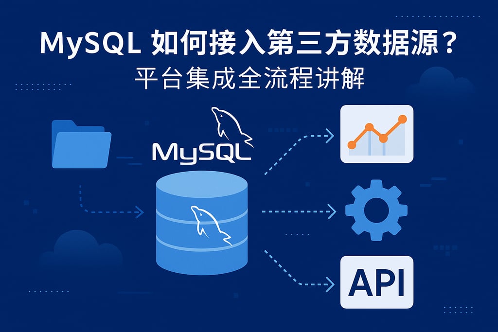 mysql如何接入第三方数据源？平台集成全流程讲解
