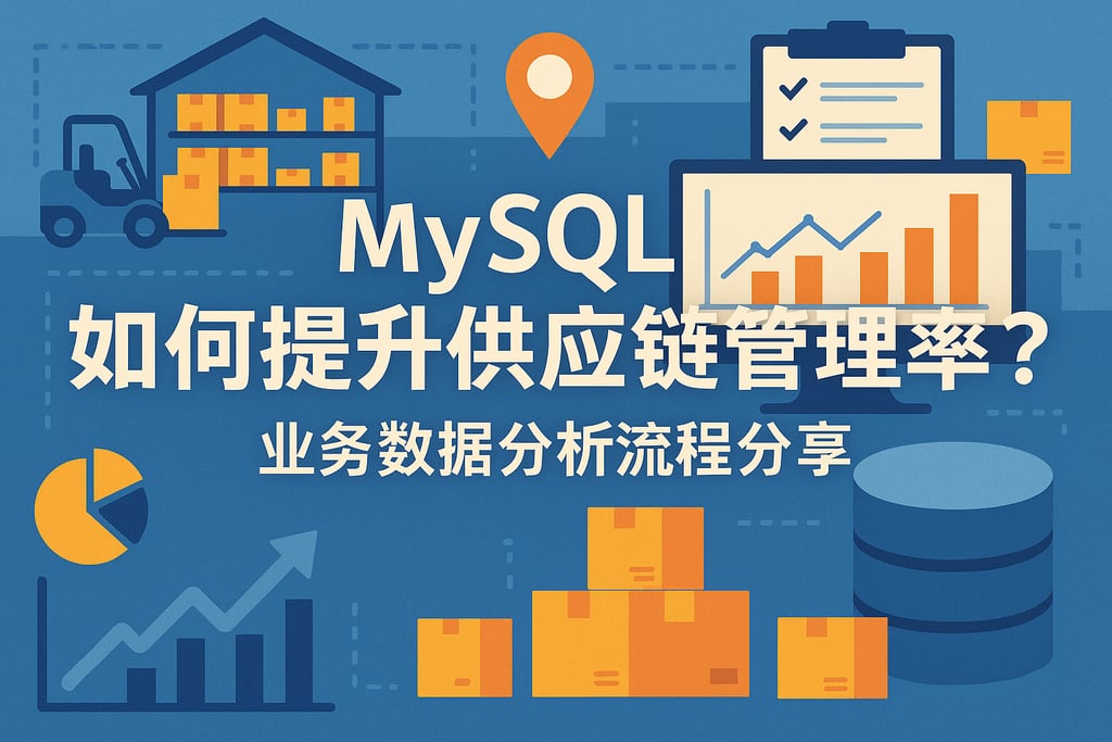 mysql如何提升供应链管理效率？业务数据分析流程分享