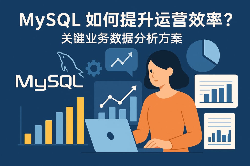 mysql如何提升运营效率？关键业务数据分析方案