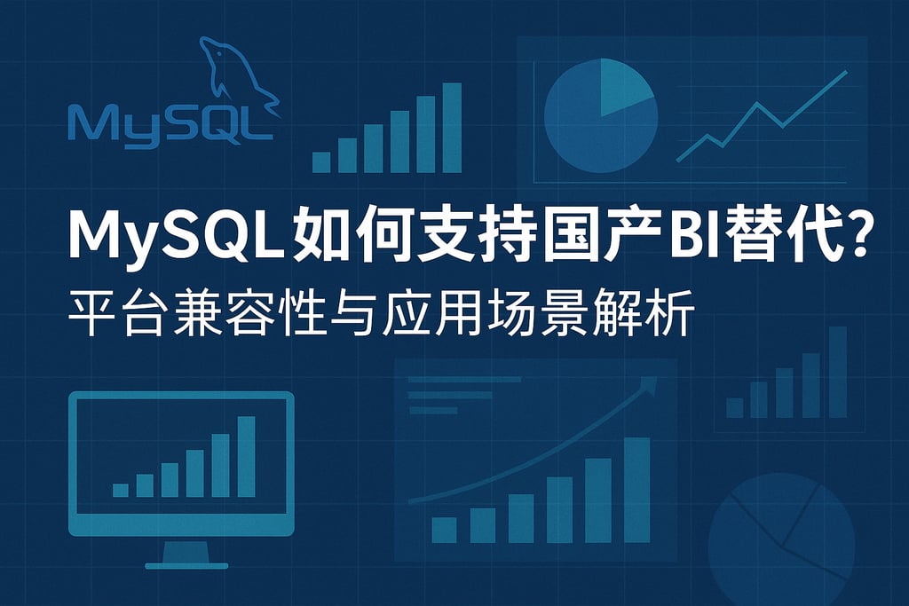 mysql如何支持国产BI替代？平台兼容性与应用场景解析