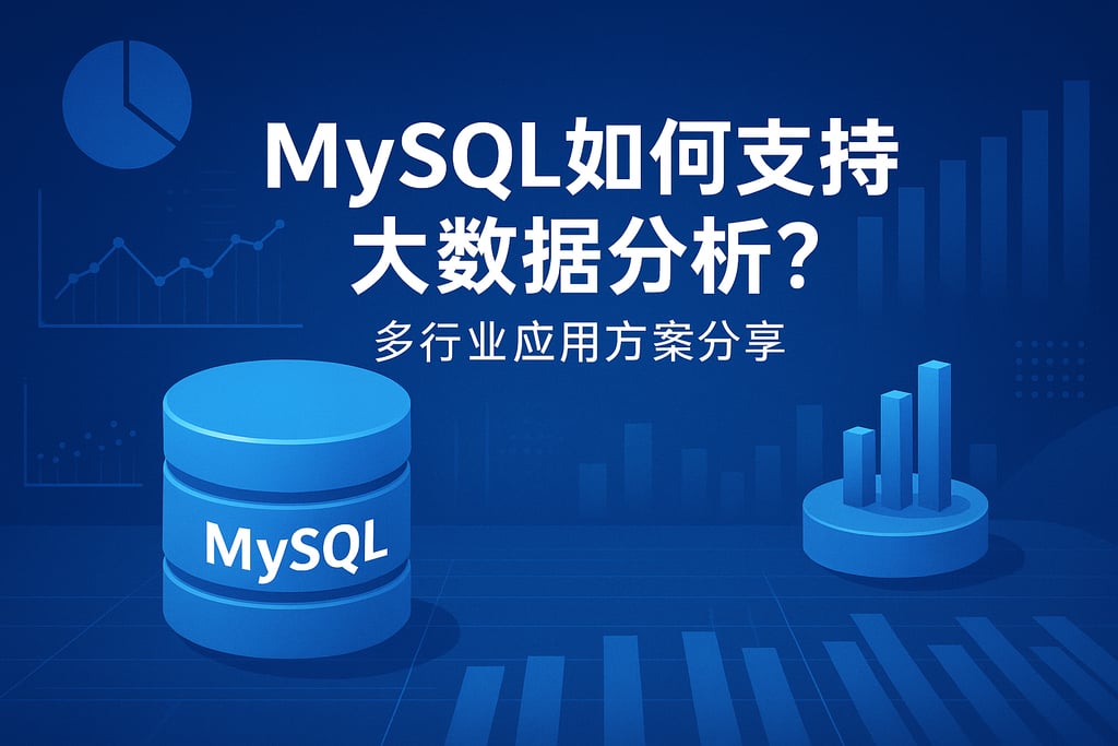 mysql如何支持大数据分析？多行业应用方案分享