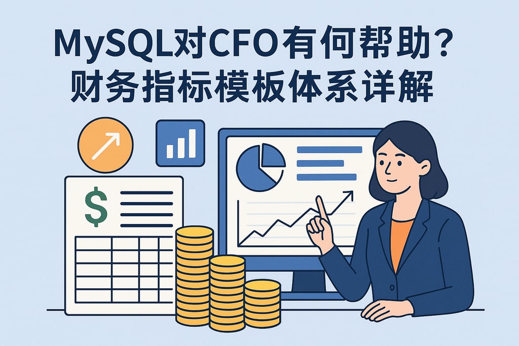 mysql对CFO有何帮助？财务指标模板体系详解