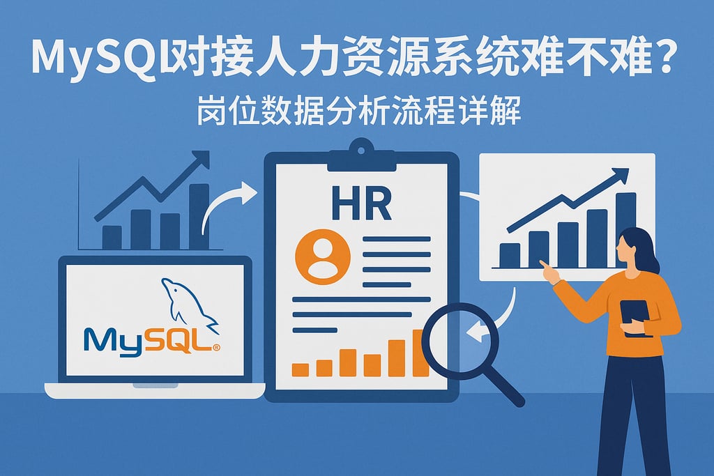 mysql对接人力资源系统难不难？岗位数据分析流程详解
