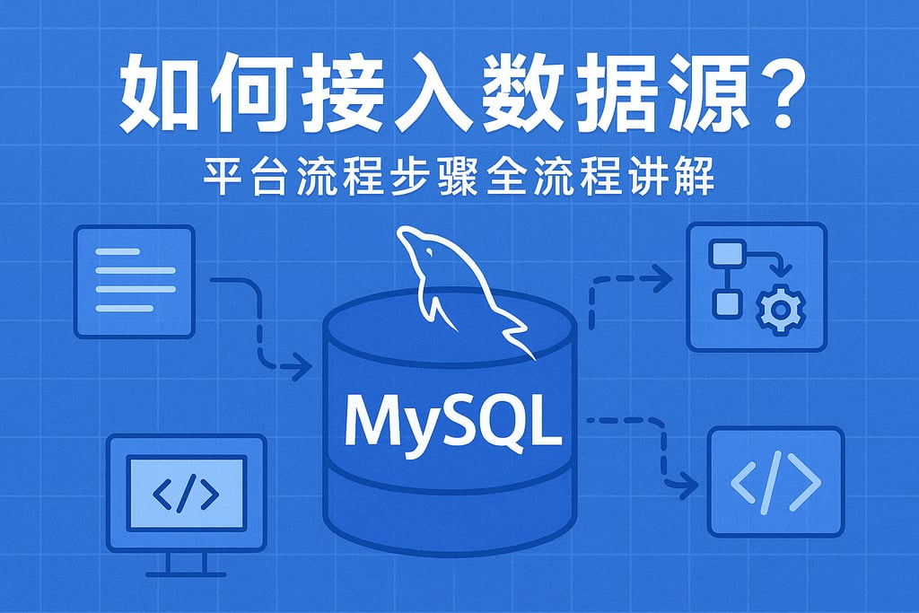 mysql怎么接入数据源？平台流程步骤全流程讲解