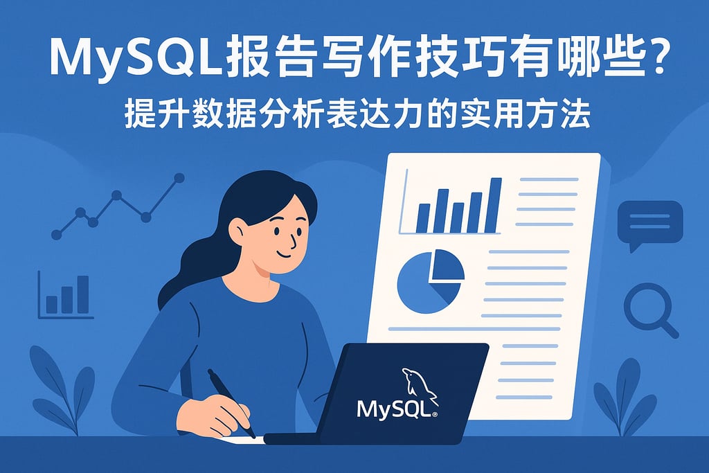 mysql报告写作技巧有哪些？提升数据分析表达力的实用方法？