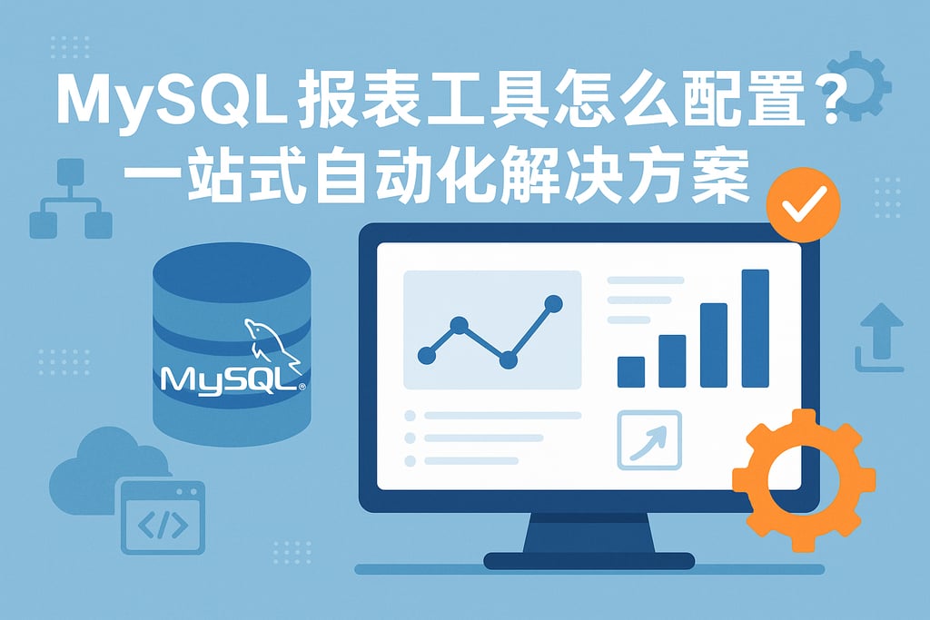 mysql报表工具怎么配置？一站式自动化解决方案