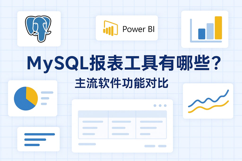 mysql报表工具有哪些？主流软件功能对比