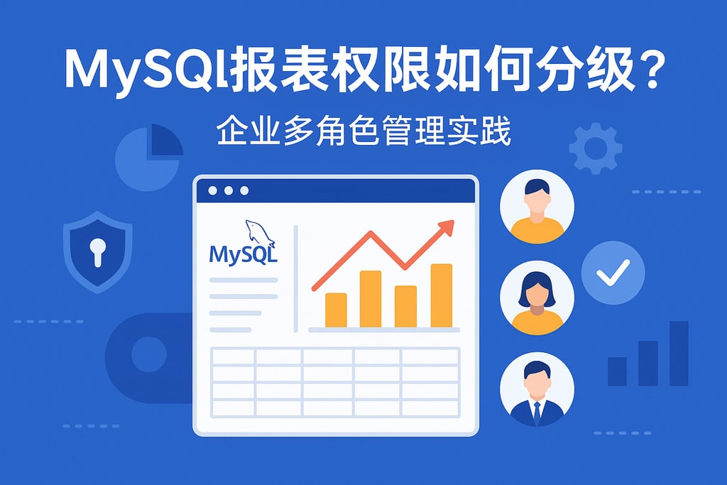 mysql报表权限如何分级？企业多角色管理实践