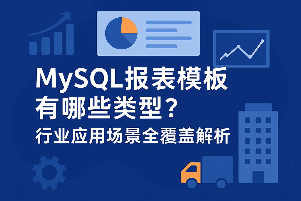 mysql报表模板有哪些类型？行业应用场景全覆盖解析