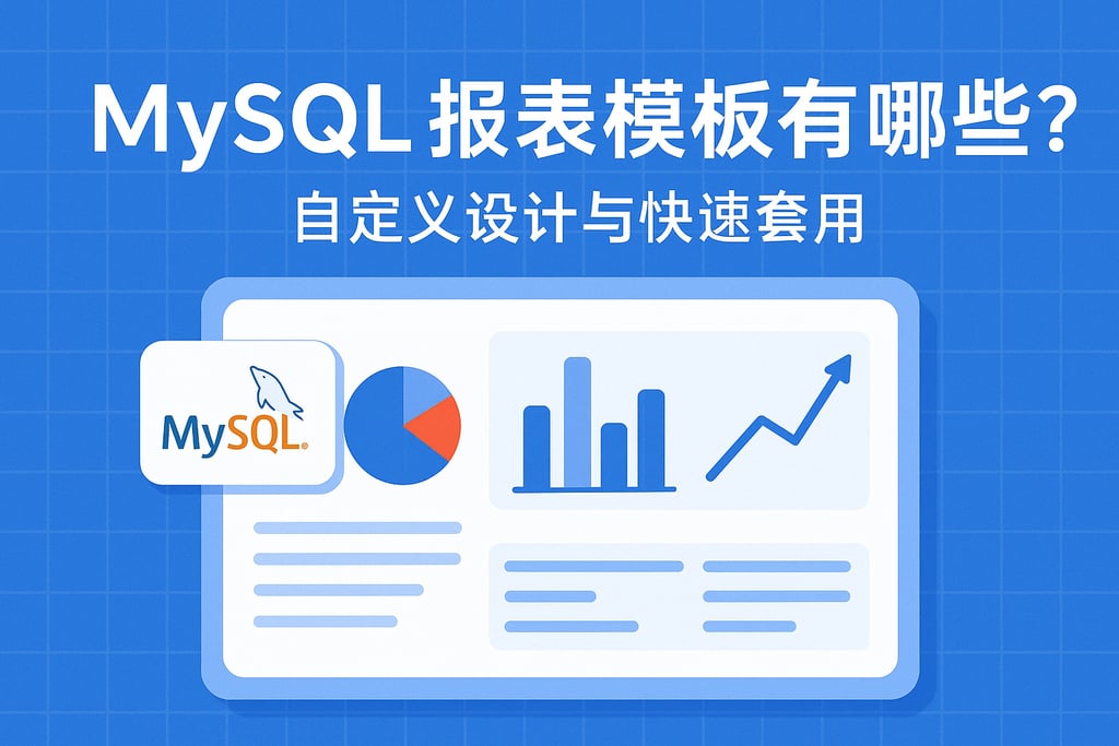 mysql报表模板有哪些？自定义设计与快速套用