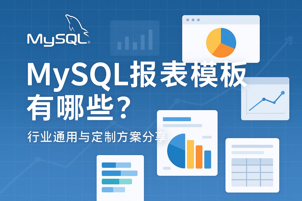 mysql报表模板有哪些？行业通用与定制方案分享