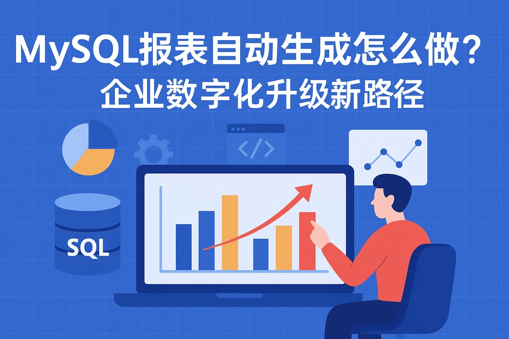 mysql报表自动生成怎么做？企业数字化升级新路径