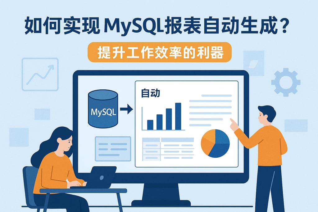 mysql报表自动生成怎么实现？提升工作效率的利器