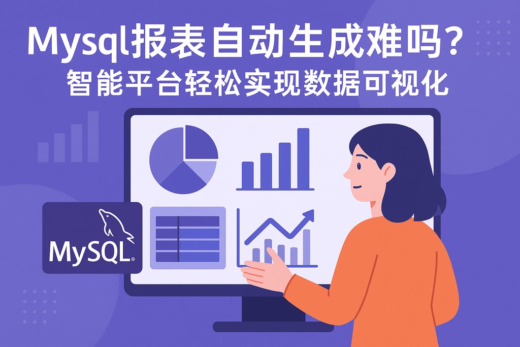 mysql报表自动生成难吗？智能平台轻松实现数据可视化