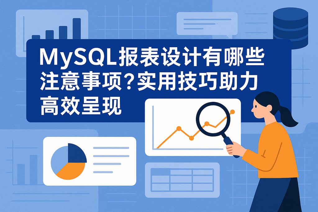 mysql报表设计有哪些注意事项？实用技巧助力高效呈现