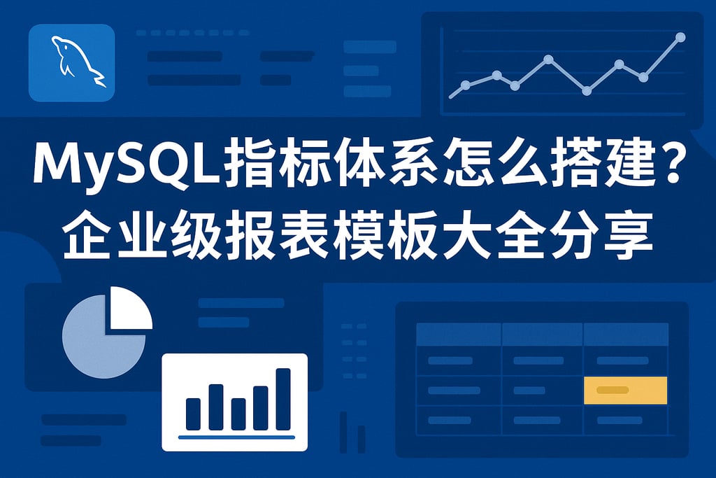 mysql指标体系怎么搭建？企业级报表模板大全分享