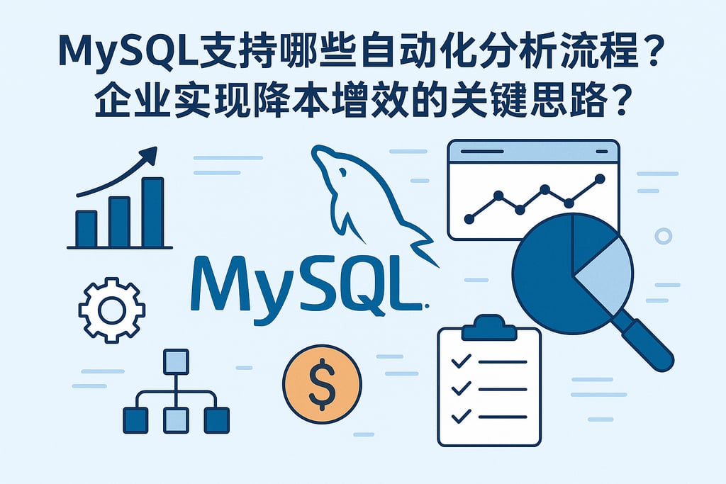 mysql支持哪些自动化分析流程？企业实现降本增效的关键思路？