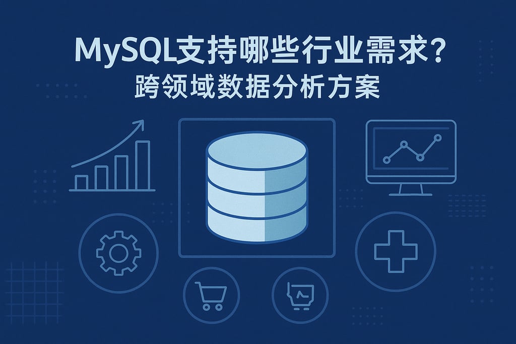 mysql支持哪些行业需求？跨领域数据分析方案