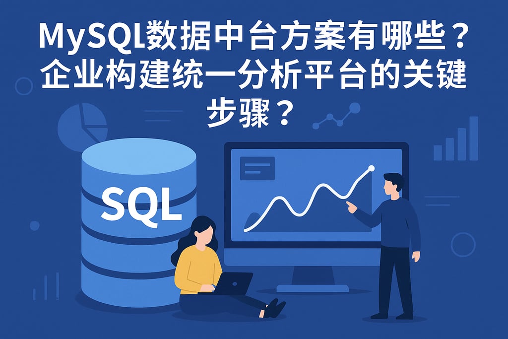 mysql数据中台方案有哪些？企业构建统一分析平台的关键步骤？