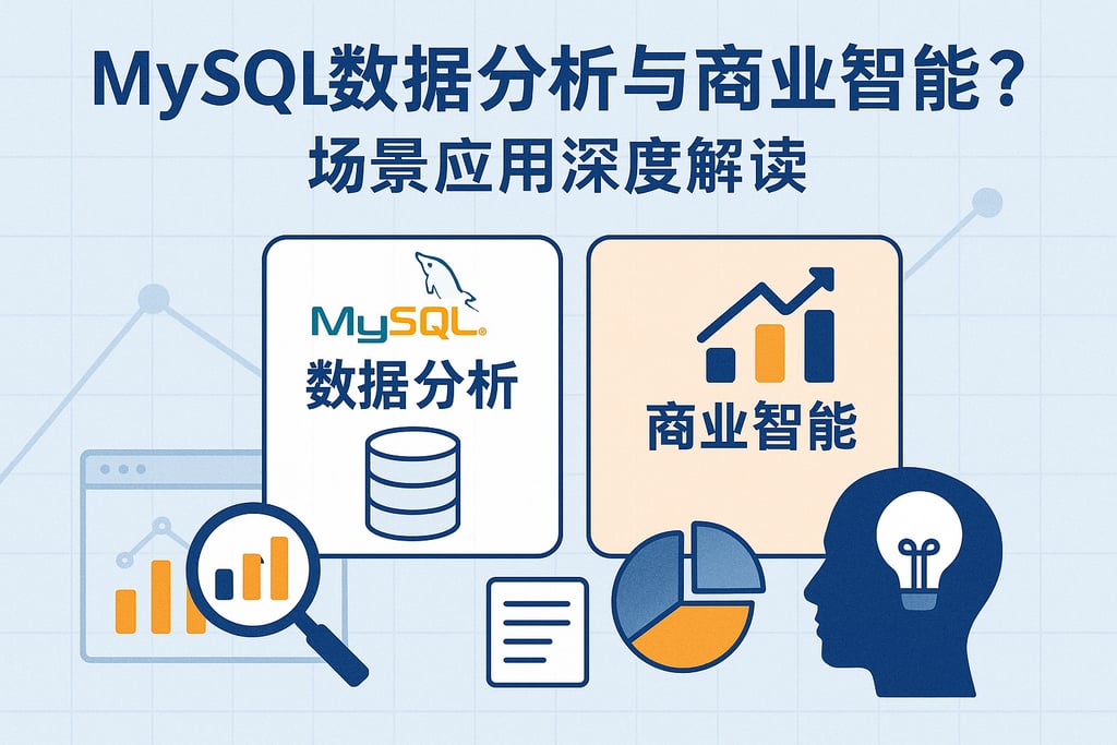 mysql数据分析与商业智能区别？场景应用深度解读
