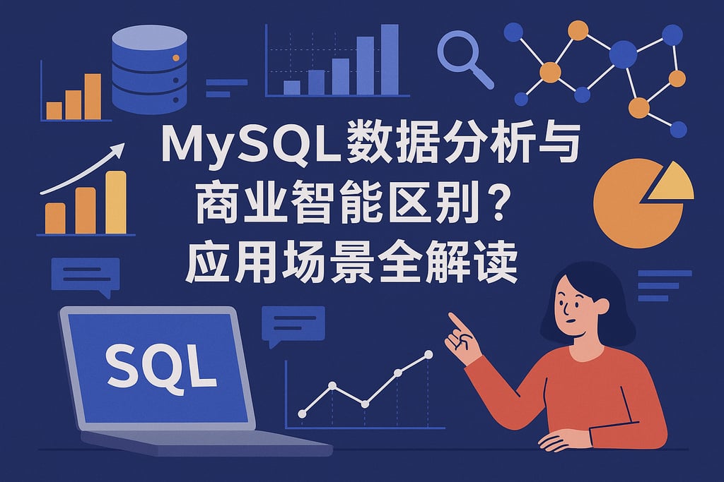 mysql数据分析与商业智能区别？应用场景全解读