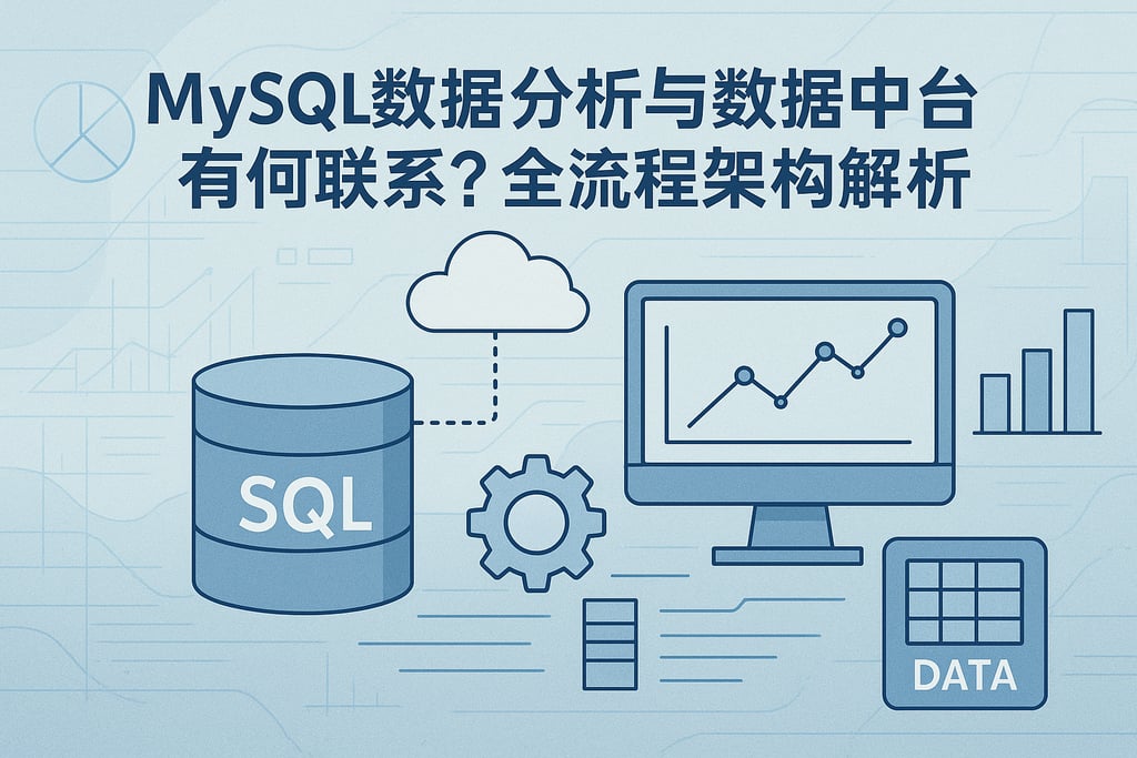 mysql数据分析与数据中台有何联系？全流程架构解析