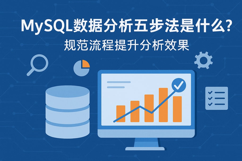 mysql数据分析五步法是什么？规范流程提升分析效果