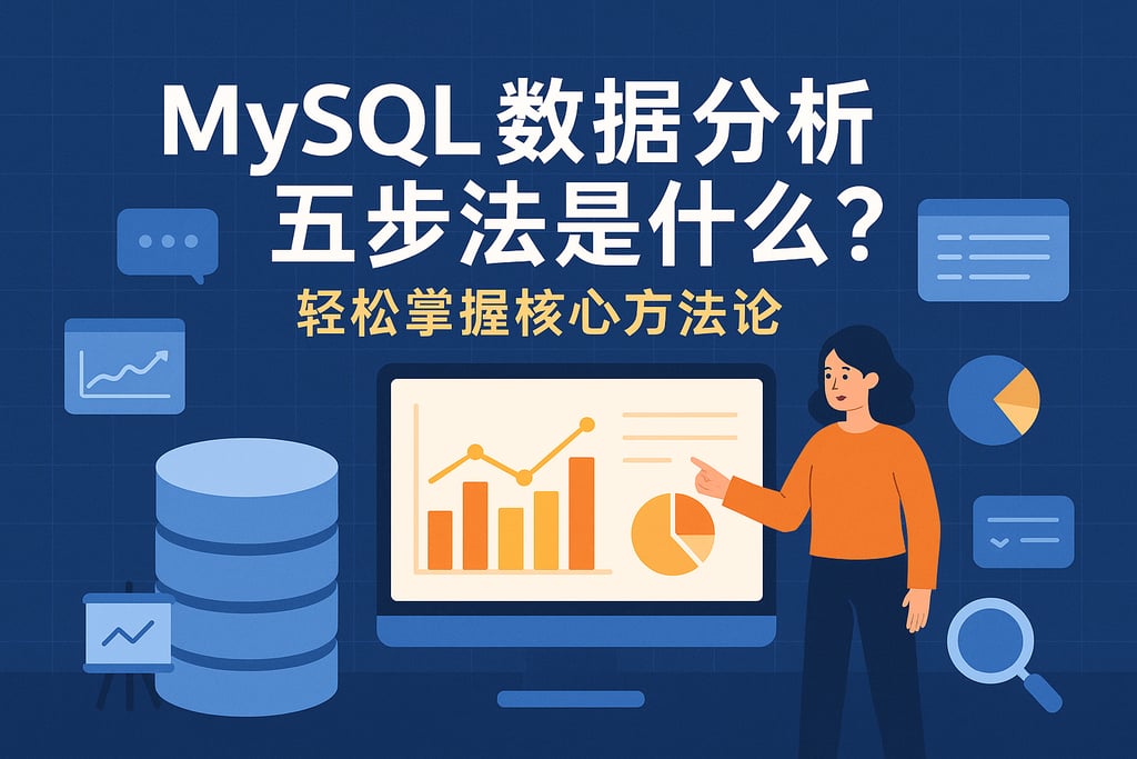 mysql数据分析五步法是什么？轻松掌握核心方法论