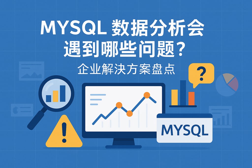 mysql数据分析会遇到哪些问题？企业解决方案盘点