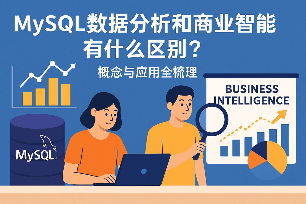 mysql数据分析和商业智能有什么区别？概念与应用全梳理