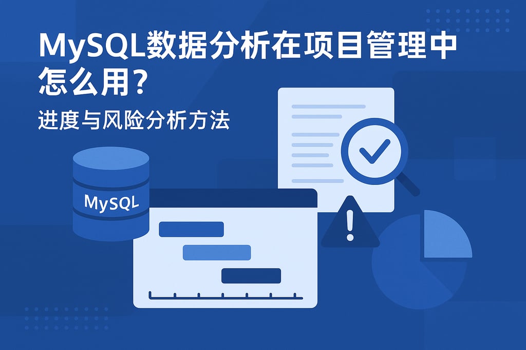 mysql数据分析在项目管理中怎么用？进度与风险分析方法