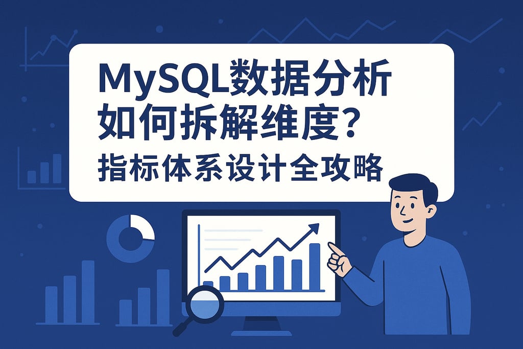 mysql数据分析如何拆解维度？指标体系设计全攻略