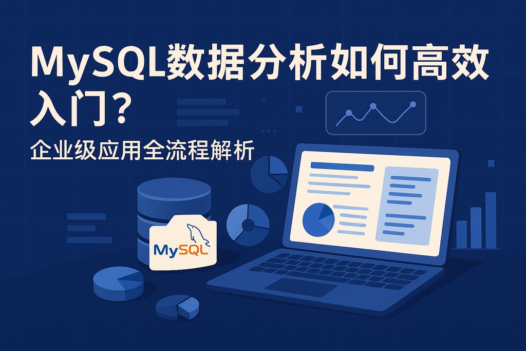 mysql数据分析如何高效入门？企业级应用全流程解析