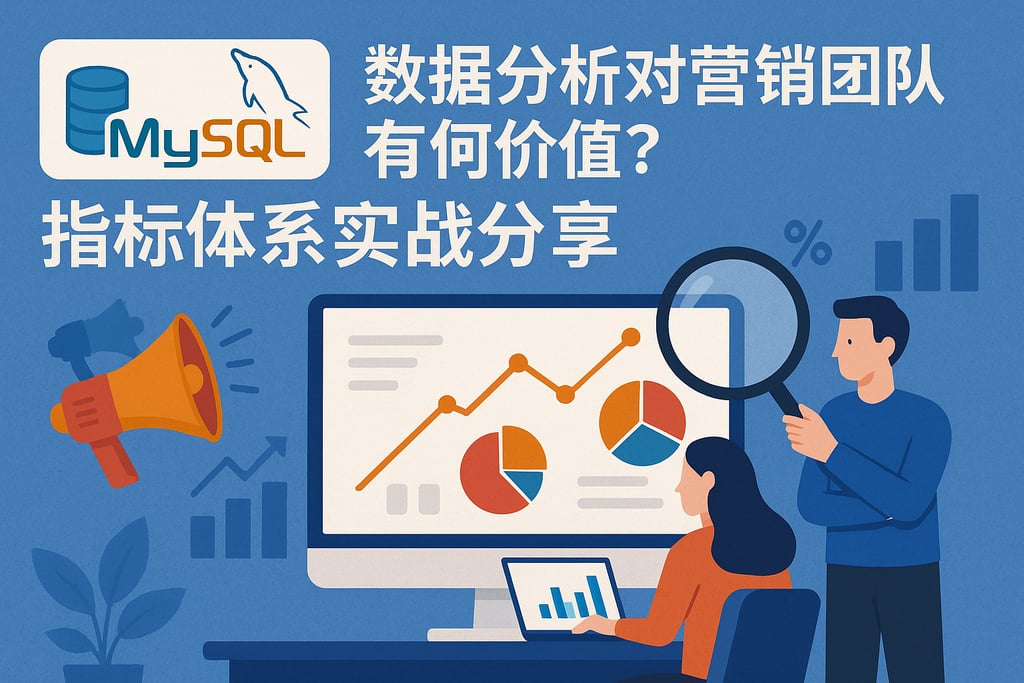 mysql数据分析对营销团队有何价值？指标体系实战分享