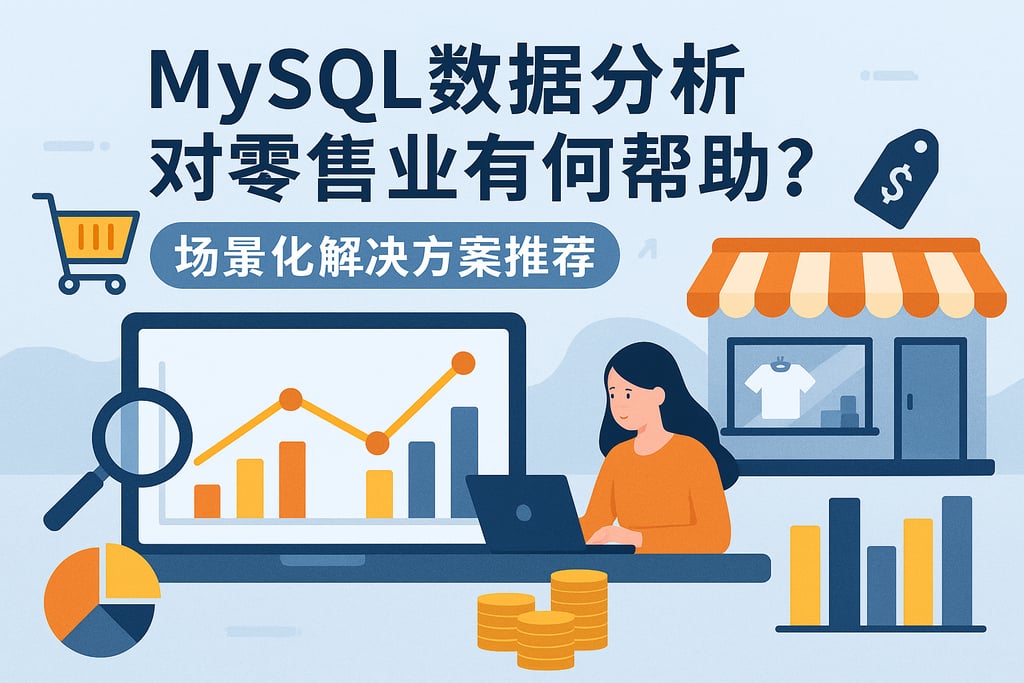 mysql数据分析对零售业有何帮助？场景化解决方案推荐