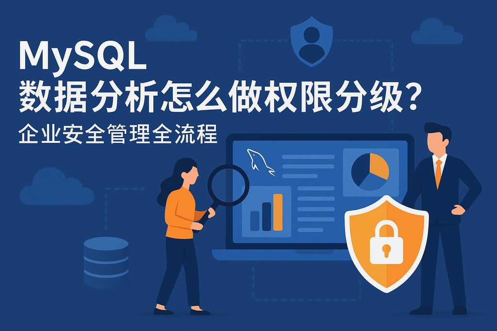 mysql数据分析怎么做权限分级？企业安全管理全流程