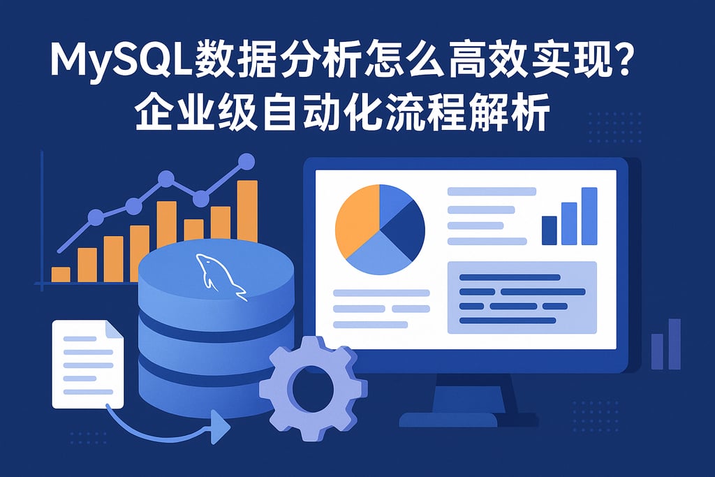mysql数据分析怎么高效实现？企业级自动化流程解析