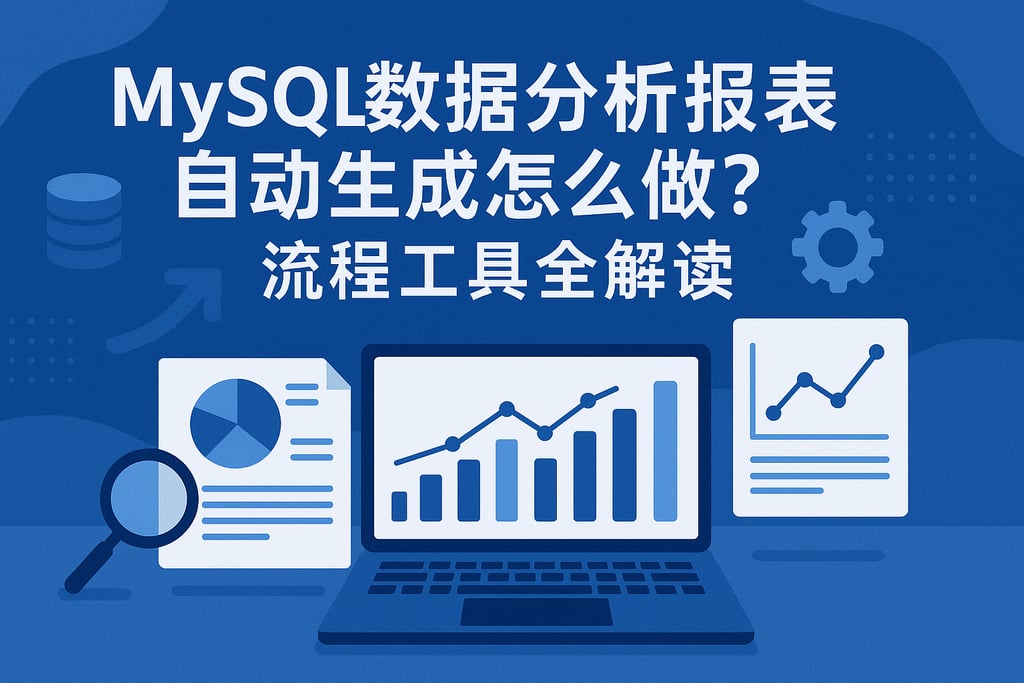 mysql数据分析报表自动生成怎么做？流程工具全解读