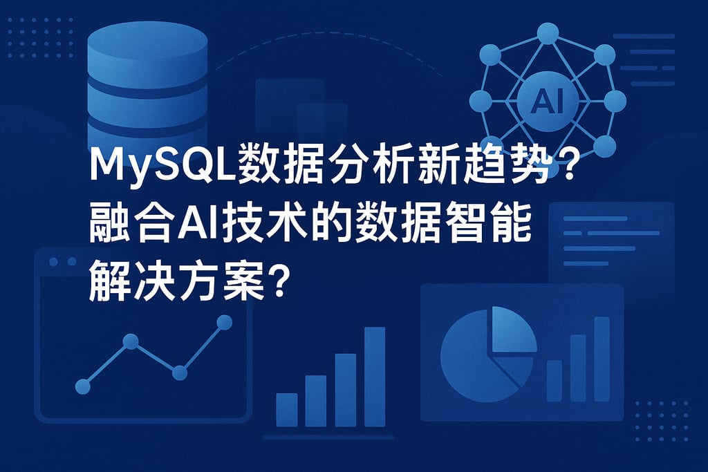 mysql数据分析新趋势有哪些？融合AI技术的数据智能解决方案？